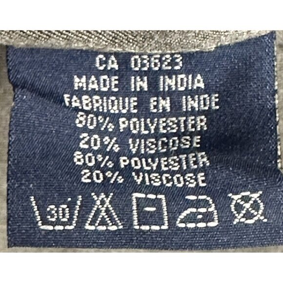 Private Member Mens Shirt Button Up Long Sleeve Casual Gray Size Large - Picture 8 of 9